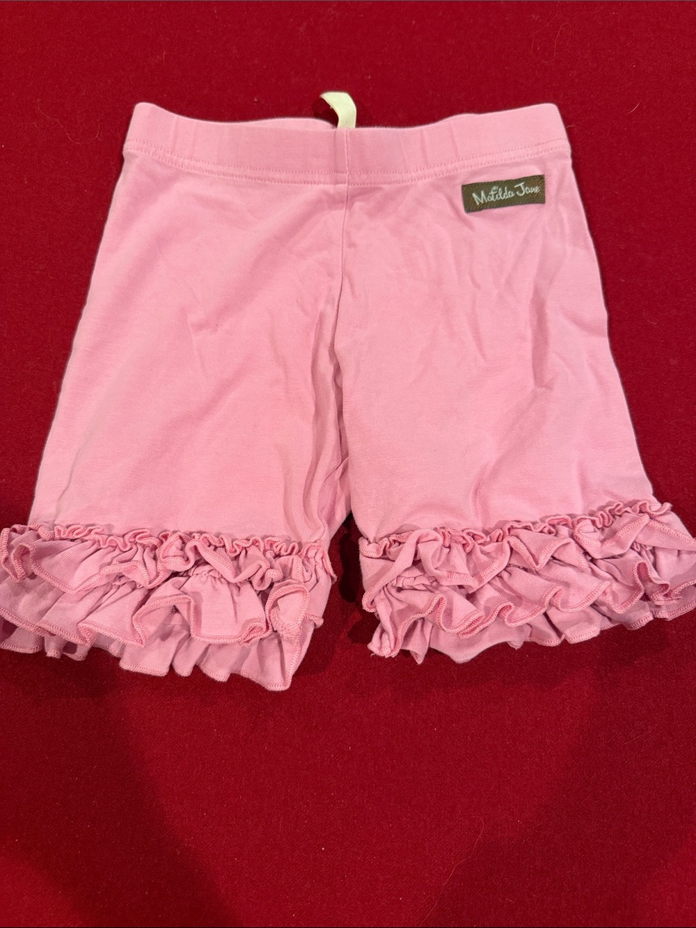 Matilda Jane Light Pink Ruffle Bike Shorts